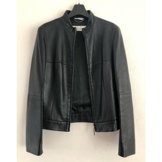 MAX MARA 011 マックスマーラ ラムレザーライダース-