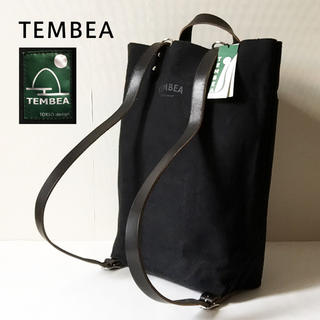 TEMBEA ニュー スクールバッグ 黒 テンベア リュック トートバッグ(リュック/バックパック)