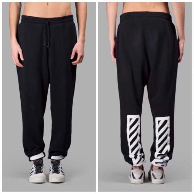 Supreme(シュプリーム)のOFF WHITE Brushed-Stripes Sweatpants メンズのパンツ(その他)の商品写真