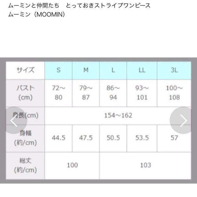 FELISSIMO(フェリシモ)のフェリシモ  ムーミン とっておきワンピース レディースのワンピース(ひざ丈ワンピース)の商品写真