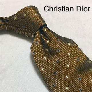 クリスチャンディオール(Christian Dior)のChristian Dior ゴールド ネクタイ(ネクタイ)