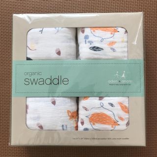 エイデンアンドアネイ(aden+anais)のaden+ anais organic swaddle おくるみ(おくるみ/ブランケット)