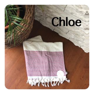 クロエ(Chloe)の新品クロエ♡Chloe 訳あり格安 ビーチタオル バスタオル(タオル/バス用品)