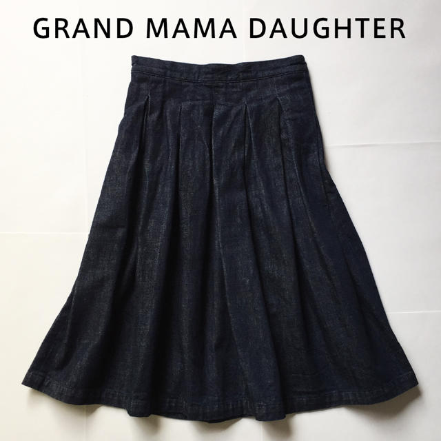 グランマママドーター デニムプリーツスカート GRANDMA 0
