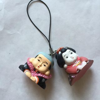 フクスケ(fukuske)の中古 美品 福助さん マスコット 福助さん グッズ  レア(キーホルダー)