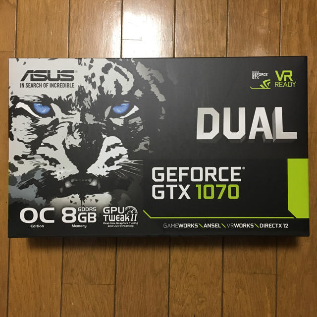 通販でクリスマス ASUS 新品 - ASUS GeForce O8G GTX1070 PCパーツ