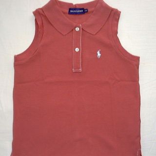 ラルフローレン(Ralph Lauren)の★ 送料込み 110cm 女の子用 ラルフローレン ノースリーブ ポロシャツ ★(Tシャツ/カットソー)