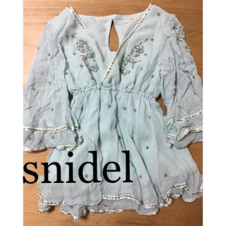 スナイデル(SNIDEL)のsnidel ♡ショートシフォンワンピ♡(ミニワンピース)