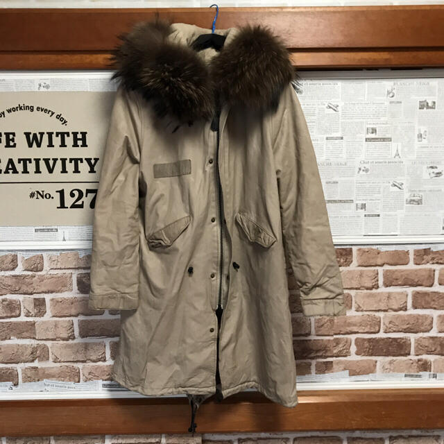 超可爱の 美品 sisii レザー ショート モッズコート asakusa.sub.jp