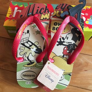 ハワイアナス(havaianas)のさやちゃん様専用♫ハワイアナス ミッキー サンダル(ビーチサンダル)