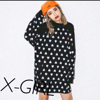X-girl エックスガール LOVE IS ONLY SWEAT HOODIE