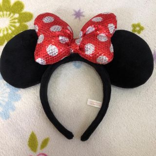 ディズニー(Disney)のディズニーランド ミニーちゃんカチューシャ(キャラクターグッズ)