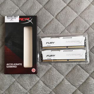 キングストーン HX316C10FWK 4GB×2(PCパーツ)