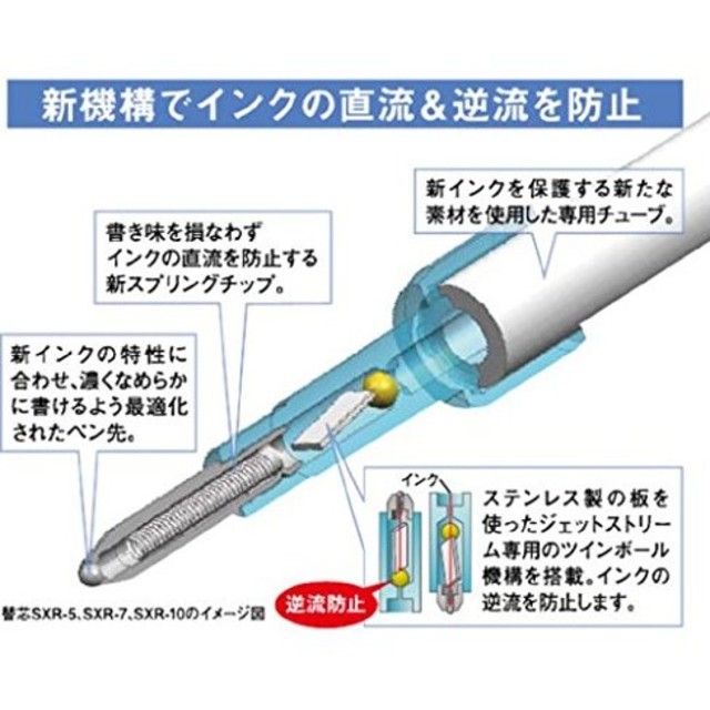 三菱鉛筆(ミツビシエンピツ)の三菱鉛筆 多機能ペン ジェットストリーム 4&1 0.5 ライトピンク  インテリア/住まい/日用品の文房具(ペン/マーカー)の商品写真