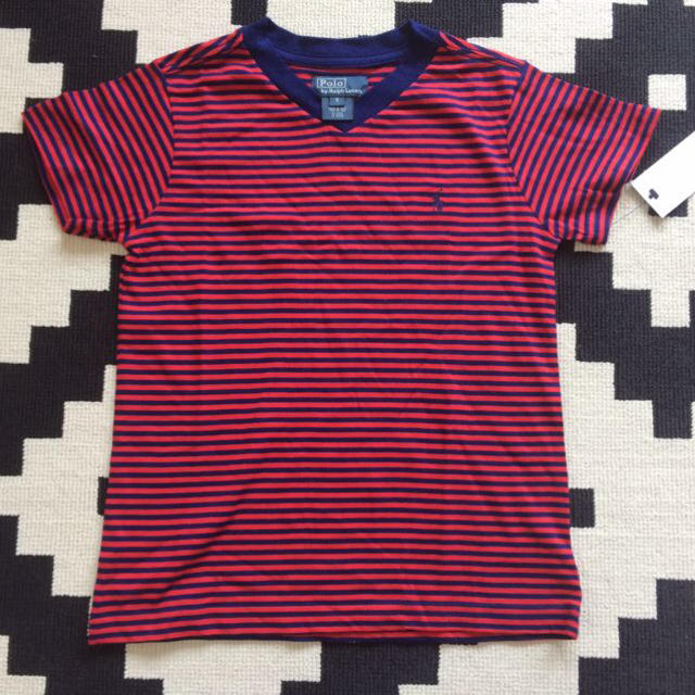 POLO RALPH LAUREN(ポロラルフローレン)の新品ラルフローレン ボーダーTシャツ キッズ/ベビー/マタニティのキッズ服男の子用(90cm~)(その他)の商品写真