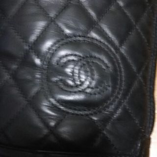 シャネル(CHANEL)のシャネルCHANELキルティングブーツ37美品黒お買得(ブーツ)