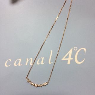 カナルヨンドシー(canal４℃)のカナル4℃  ピンクゴールド ネックレス(ネックレス)