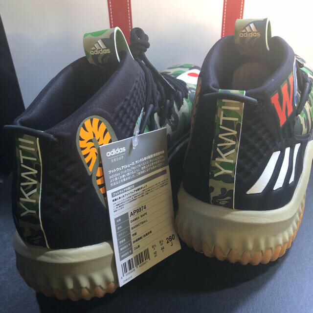 A BATHING APE(アベイシングエイプ)の18ss APE ADIDAS DAME 4 CAMO PACK AP9974 メンズの靴/シューズ(スニーカー)の商品写真