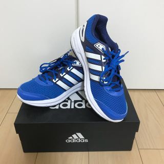 アディダス(adidas)のアディダス ランニングシューズ Duramo6 ブルー(シューズ)