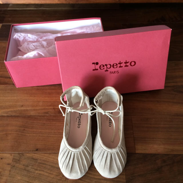 repetto(レペット)のrepetto レペット キッズ レースアップシューズ スエード 約17センチ キッズ/ベビー/マタニティのキッズ靴/シューズ(15cm~)(その他)の商品写真