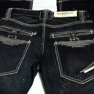 トゥルーレリジョン(True Religion)の◆ TAVERNITI SO JEANS (ジミータバニティ) ブラックデニム(デニム/ジーンズ)