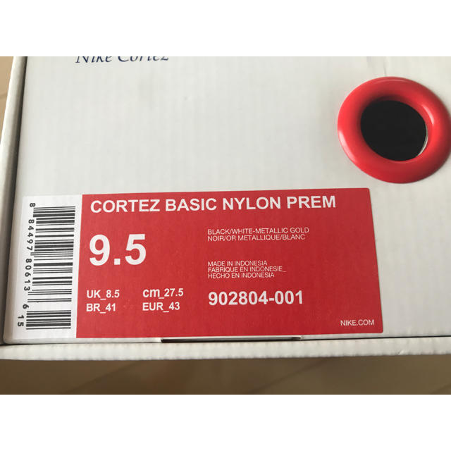 純正オーダー CORTEZ BASIC NYLON PREM US9.5