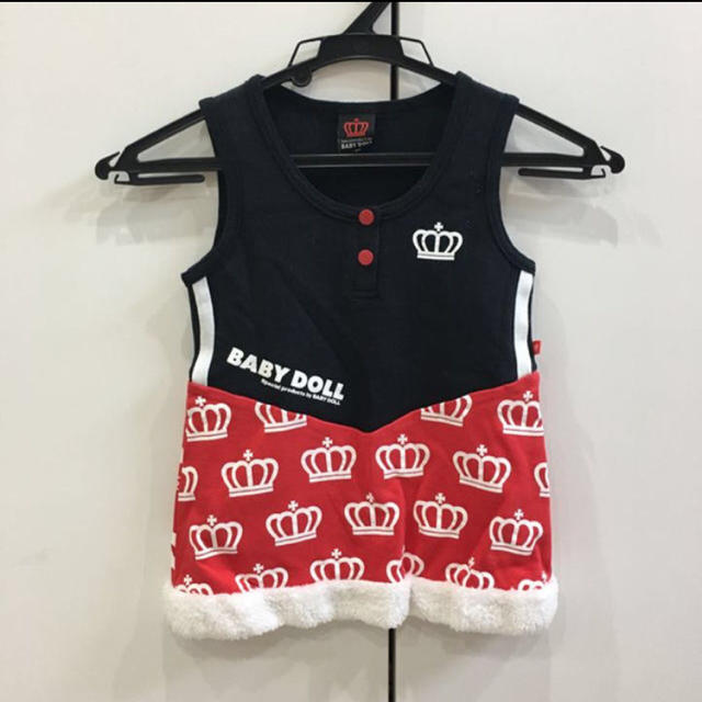 BABYDOLL(ベビードール)の新品タグ付き【BABY DOLL】ベビードール 女の子 ワンピース 90㎝ キッズ/ベビー/マタニティのキッズ服女の子用(90cm~)(ワンピース)の商品写真