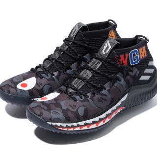 アベイシングエイプ(A BATHING APE)の【最安値】a bathing ape × adidas DAME4 black (スニーカー)