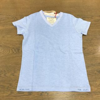 シンプルVネックTシャツ(Tシャツ/カットソー(半袖/袖なし))