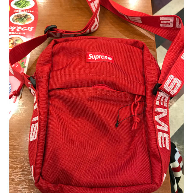 supreme shoulder bag 赤 送料無料