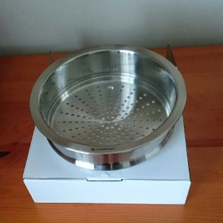 ルクルーゼ(LE CREUSET)のルクルーゼ★スチーマー24cm/ステンレス製新品未使用(調理道具/製菓道具)