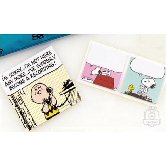 PEANUTS(ピーナッツ)のチャーリブラウンのメモ帳&スヌーピー付箋 インテリア/住まい/日用品の文房具(ノート/メモ帳/ふせん)の商品写真