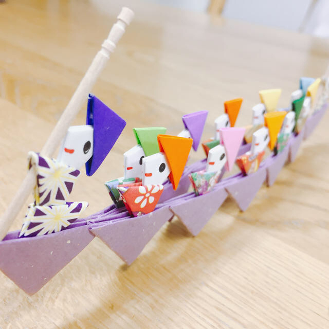 折り紙で作った川下り舟の通販 By Sizuku S Shop ラクマ