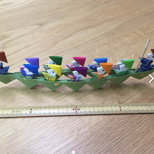 折り紙で作った川下り舟の通販 By Sizuku S Shop ラクマ