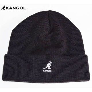 カンゴール(KANGOL)のカンゴール　ニット帽　カフ　ブラック(ニット帽/ビーニー)