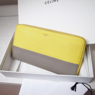 セリーヌ(celine)の正規品♡最安値♡セリーヌ　ラウンドファスナー　長財布　バイカラー　カバ　バッグ　(財布)