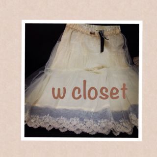 ダブルクローゼット(w closet)の値下げ‼w closet / スカート(ロングスカート)