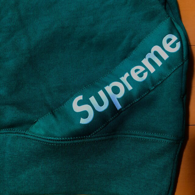 希少緑supreme corner hooded sweatshirt