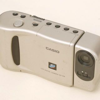 カシオ(CASIO)の動作品 電池蓋難あり CASIO カシオ QV-10A 内蔵メモリー 単三電池使(コンパクトデジタルカメラ)