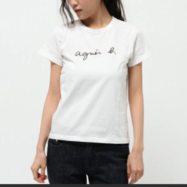 agnes b.(アニエスベー)のブラック アニエスベー Tシャツ ロゴTシャツ カットソー S M L 新品  レディースのトップス(Tシャツ(半袖/袖なし))の商品写真