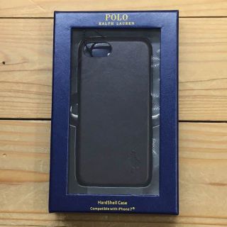 ポロラルフローレン(POLO RALPH LAUREN)の新品【iPhone7】★ラルフ★本革携帯ケース/茶レザー/アイフォン7保護ケース(iPhoneケース)