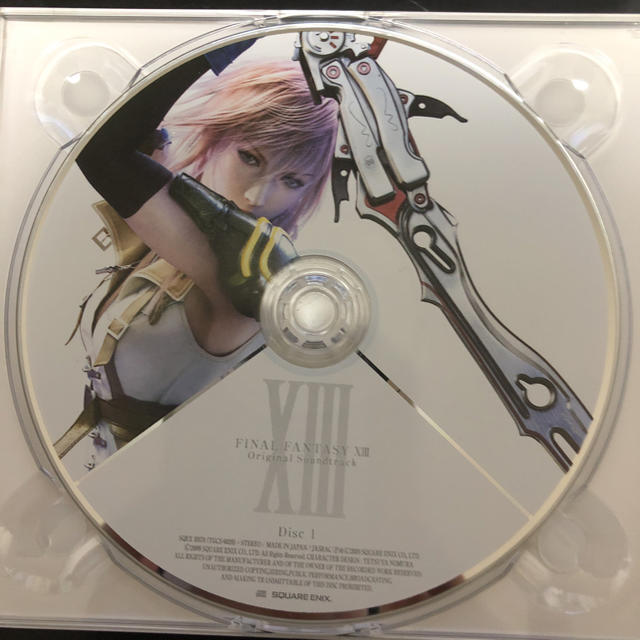 PlayStation3(プレイステーション3)のファイナルファンタジーXIII サウンドトラック（中古美品） エンタメ/ホビーのCD(ゲーム音楽)の商品写真