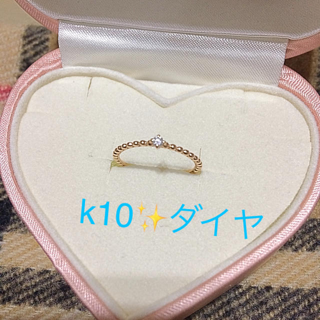 k10✨ダイヤリング レディースのアクセサリー(リング(指輪))の商品写真