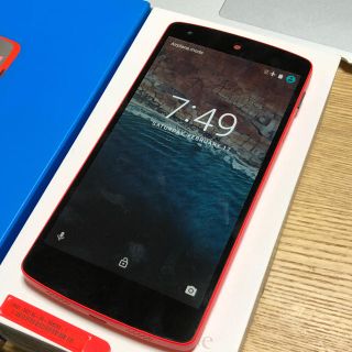 【ライム&CO.さん専用】Nexus5 レッド 16GB SIMフリー(スマートフォン本体)