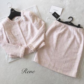 ルネ(René)のはな様ご専用❗️美品♡Rene  ルネ セットアップ  シャネルツイード生地(スーツ)