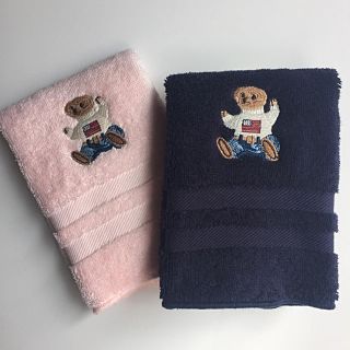 ラルフローレン(Ralph Lauren)のラルフローレン☆ポロベアータオル【ハンド&ハンド】セット(ハンカチ)