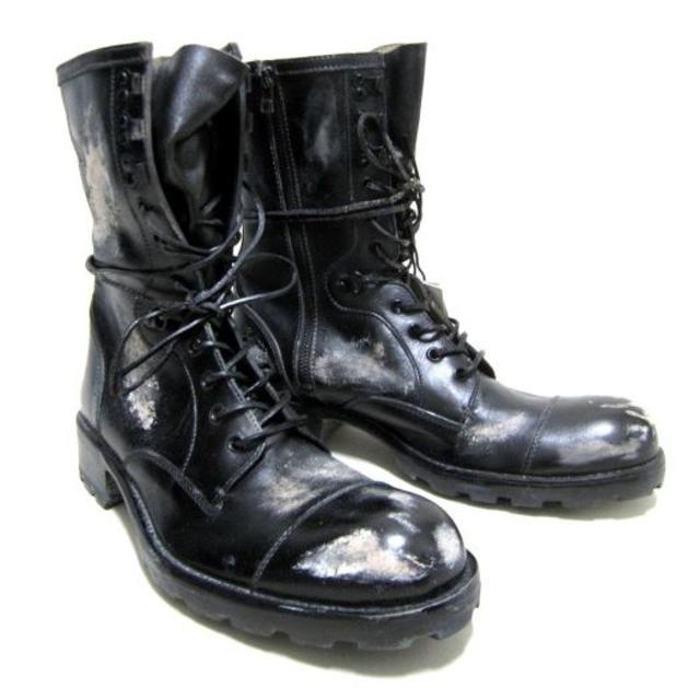 TETE HOMME(テットオム)の新品！◆TETE HOMME ダメージ加工 ブーツ◆テットオム Halb メンズの靴/シューズ(ブーツ)の商品写真