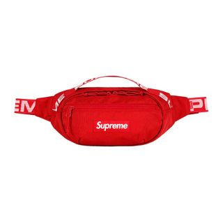 シュプリーム(Supreme)のsupreme 18ss waist bag red ウエストバッグ(ウエストポーチ)