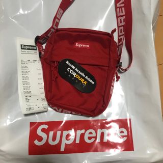 シュプリーム(Supreme)のsupreme 18ss ショルダーバック 赤 (ショルダーバッグ)