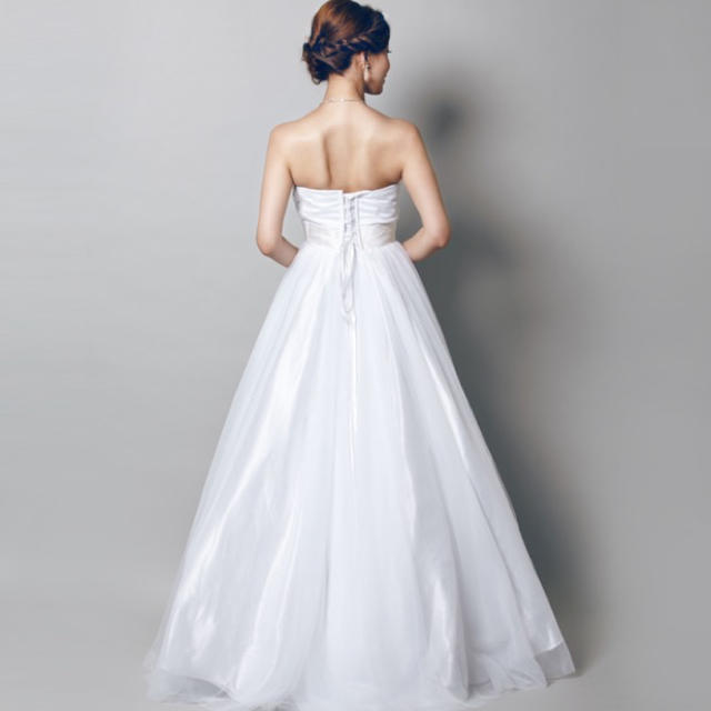 ウエディングドレス 二次会 前撮り用  パーティー 結婚式 ドレス レディースのフォーマル/ドレス(ウェディングドレス)の商品写真